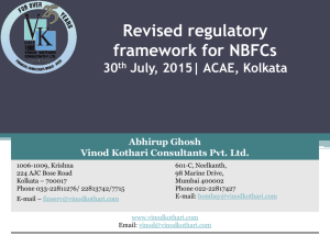 Jul 2015 Recent Amendments related to NBFC