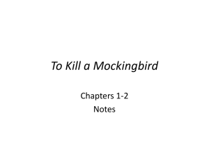 To Kill a Mockingbird - Mulvane School District USD 263