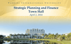Strategic Plan Town Hall - Florida International University