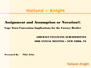 Aircraft Financing - American Bar Association
