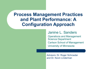 Process Management Practices