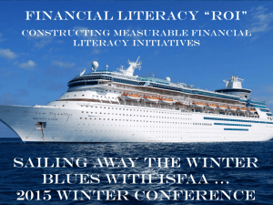 Financial Literacy - ROI