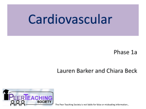 Cardio - Peer Teaching Masterslides 2012