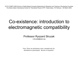 Introduction to electromagnetic compatibility