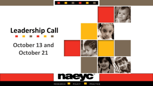 October Leadership Call PowerPoint