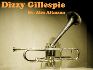 Dizzy Gillespie Powerpoint