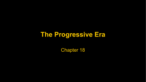 The Progressive Era