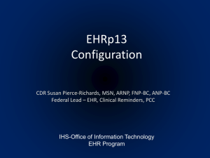 2 Basics for CAC Configuration 2014 RPMS EHR