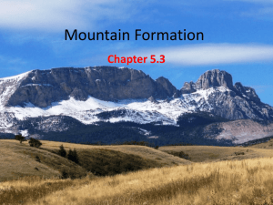 Mountain Formation
