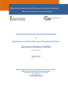 VTE Framework: Agricultural Mechanics