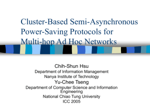 Cluster-Based Semi-Asynchronous Power