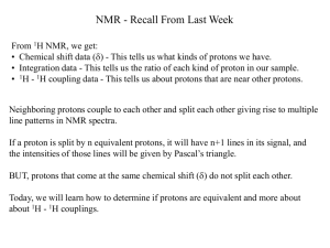 PowerPoint presentation of NMR Theory (part two)