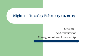 Night 1-Principles of Management Students