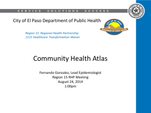 140924 Community Health Atlas Presentation to RHP