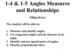 Congruent Angles - Bartlett High School