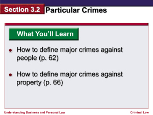 Section 3.2 Assessment Understanding Business and Personal Law