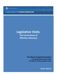 Legislative Visits - Illinois Hospital Association