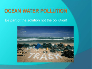 Ocean Water Pollution Presentation