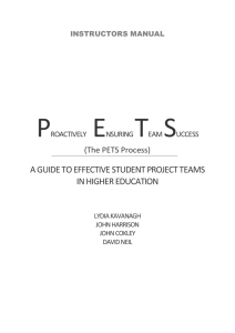 petsmanual2010v2 - Centre for Educational Innovation and