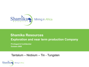 Introducing Shamika Resources Draft – Privileged