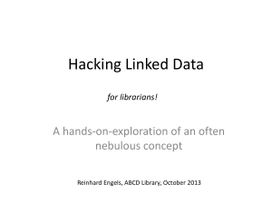 Hacking Linked Data