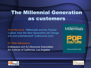 Millennials as Customers