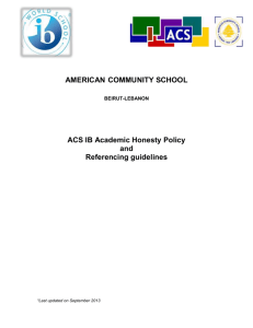 1 - The American Community School at Beirut