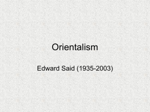 Different Perspectives on Orientalism