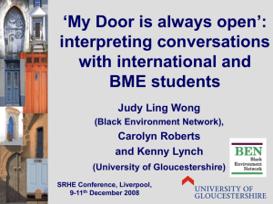 'My Door is always open': interpreting conversations with