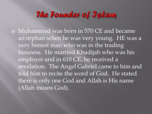 The Founder of Islam