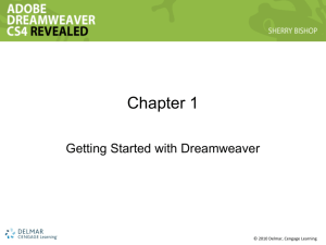 Intro to Dreamweaver Powerpoint