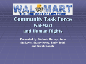 WalMart and Human Rights