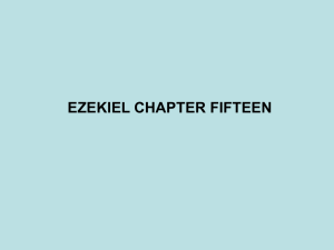 Book of Ezekiel - Chapter 15 - South Walton Church of Christ