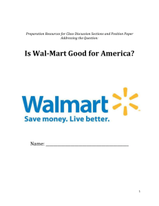 Is Wal-Mart Good for America?