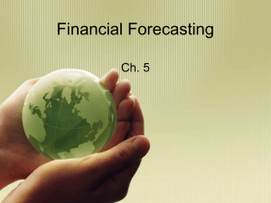 Financial Forecasting