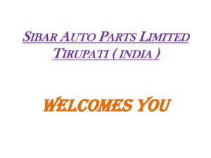 Profile - Sibar Auto Parts