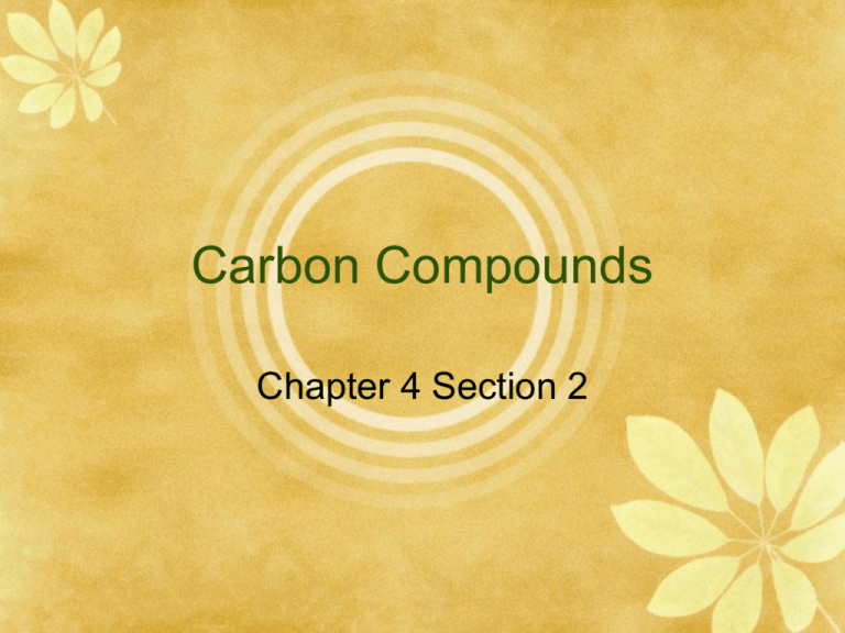 Carbon Compounds