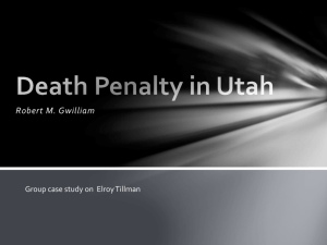 Death Penalty in Utah