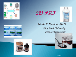 PHT 221 Aq solutions..