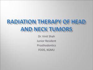 Radiation Therapy presentation by Vinit Shah