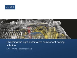 automotive component coding solution