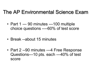 APES Test Hints ppt