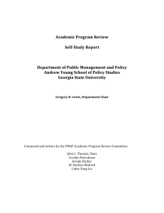 PMAP APR report fina.. - Georgia State University