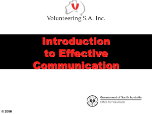 Introduction to Effective Communication Presentation