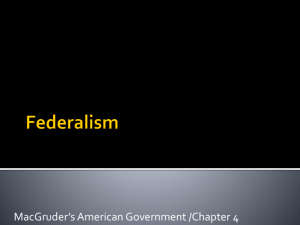 Federalism - Polk School District