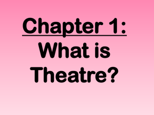 DC Theatre Chapter 1 PowerPoint