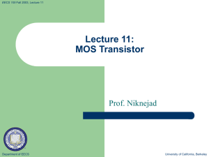 Lecture11 - University of California, Berkeley