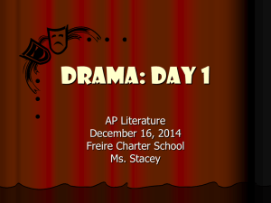 Drama: Day 3 - FreireAPEnglish