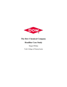 The Dow Chemical Company Headline Case