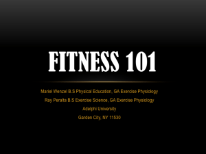 Fitness 101 - Powerpoint Presentation